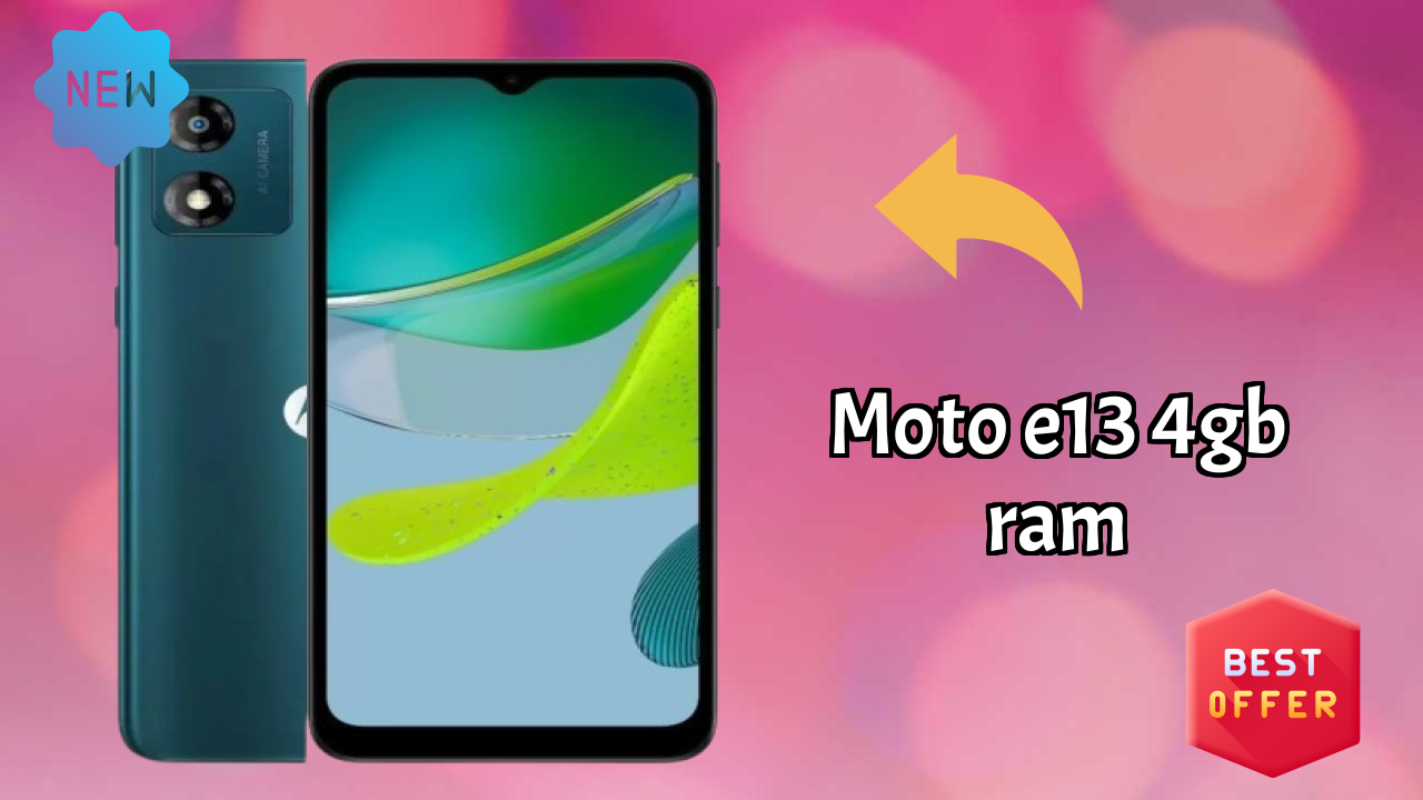 Moto E13 4GB RAM Price Drop Alert: Just ₹8,499 Now