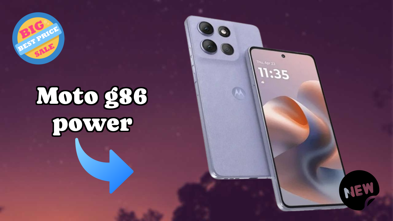 Moto G86 Power Display Technology: P-OLED Quality