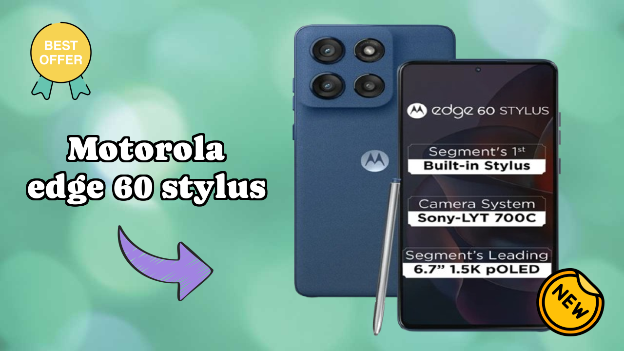 Motorola Edge 60 Stylus Price Drop: Now at ₹19,728 Only