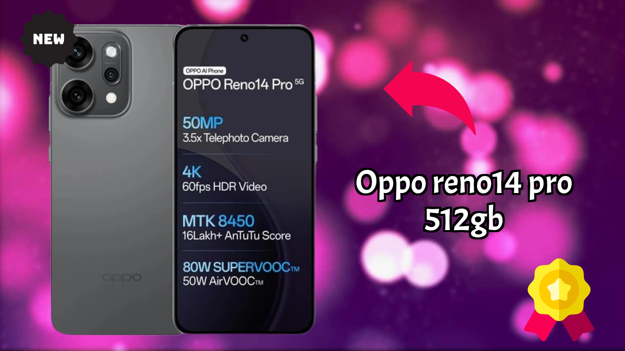 OPPO Reno14 Pro 512GB Processor Test: MediaTek Dimensity 8450 Speed Review