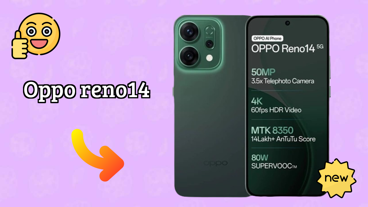 OPPO Reno14 Camera Comparison: 50 MP + 8 MP + 50 MP Rear Camera vs Competition