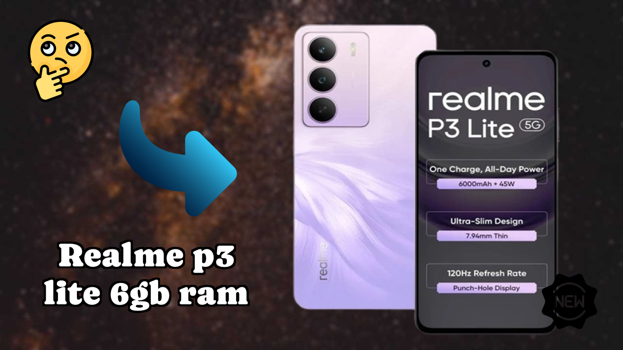 Realme P3 Lite 6GB RAM Display Quality: IPS LCD Explained