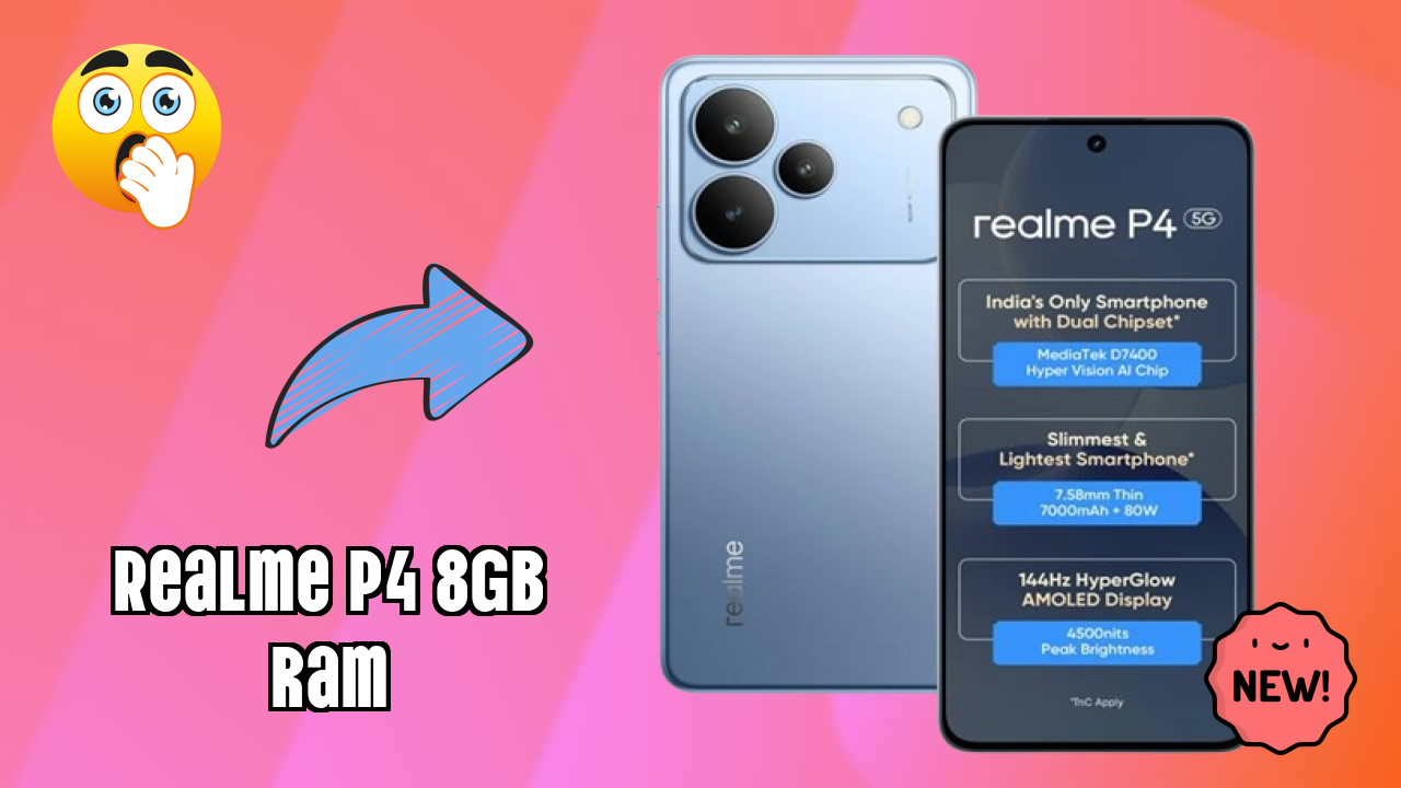 Realme P4 8GB RAM Price Drop: Now at ₹18,499 Only