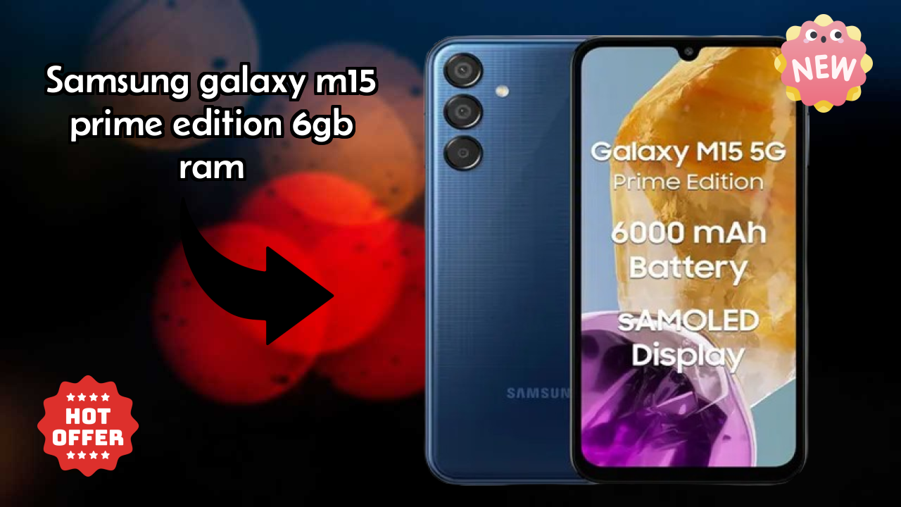 Samsung Galaxy M15 Prime Edition 6GB RAM Display Review: 6.6 Inches (16.76 Cm) Screen Test