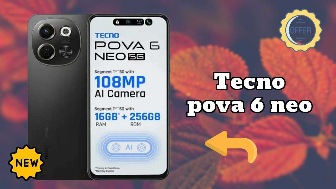 Tecno Pova 6 Neo Display Size: 6.67 Inches (16.94 Cm) Screen Review