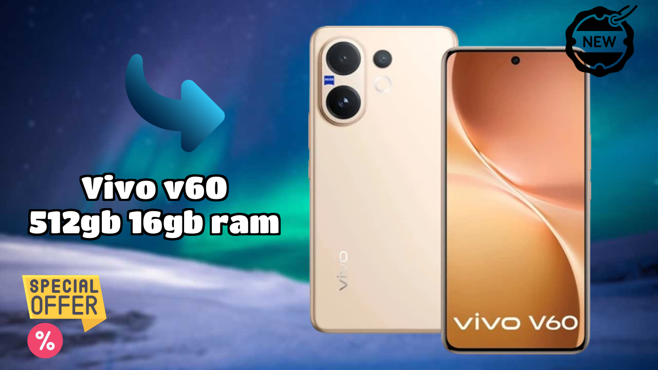 Vivo V60 512GB 16GB RAM Camera Quality: 50 MP Front Camera Selfie